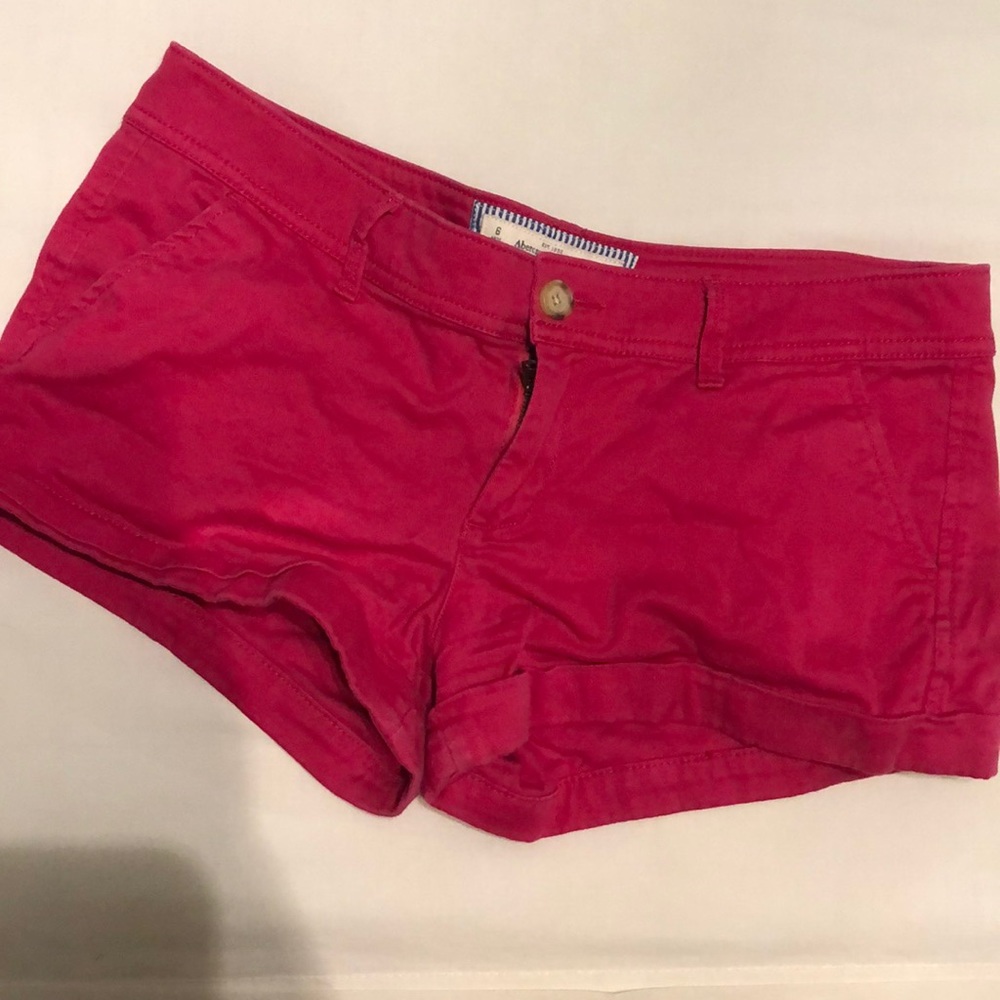 Abercrombie & Fitch pink shorts